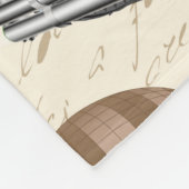 Naadloze Londense achtergrond met retrocar, Fleece Deken (Hoek)