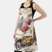 Naadloze Londense  achtergrond met retrocar, Schort (Insitu)