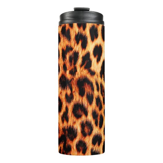 Naadloze luipaardtextuur, luipaard, afrika ani thermosbeker (Voorkant)