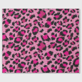Naadloze luxe roze luipaard patroon. cadeaupapier (Vlak)