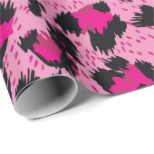 Naadloze luxe roze luipaard patroon. cadeaupapier (Rol Hoek)