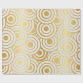 Naadloze Luxe Wit en Goud 11 Cadeaupapier (Vlak)