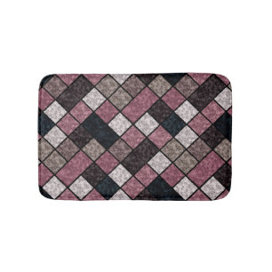 Naadloze marmerbare graniettegelplaat retro badmat