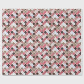 Naadloze marmerbare graniettegelplaat retro cadeaupapier (Vlak)