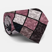 Naadloze marmerbare graniettegelplaat retro stropdas (Opgerold)