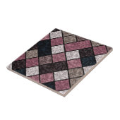 Naadloze marmerbare graniettegelplaat retro tegeltje (Zijkant)