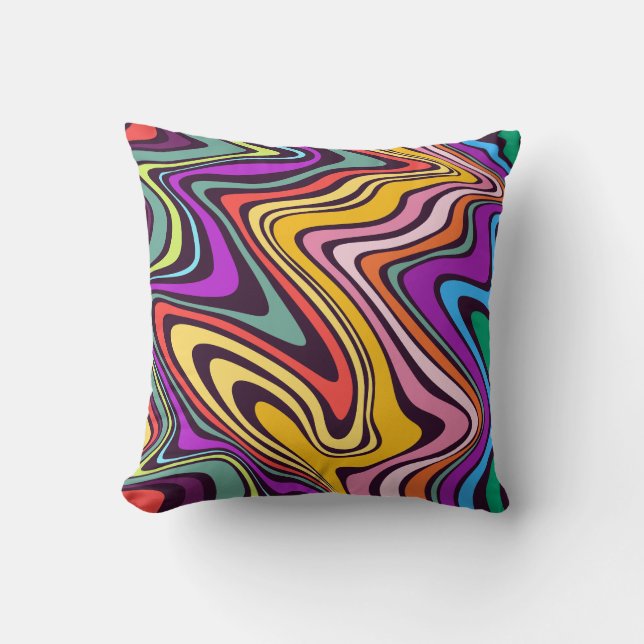 Naadloze Marmeren Textuur Sierkussen (Voorkant)