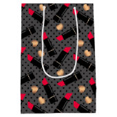 Naadloze mode cosmetische rode lippenstift medium cadeauzakje (Achterkant)