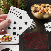 Naadloze moderne Abstracte kunst Pokerkaarten (Insitu)
