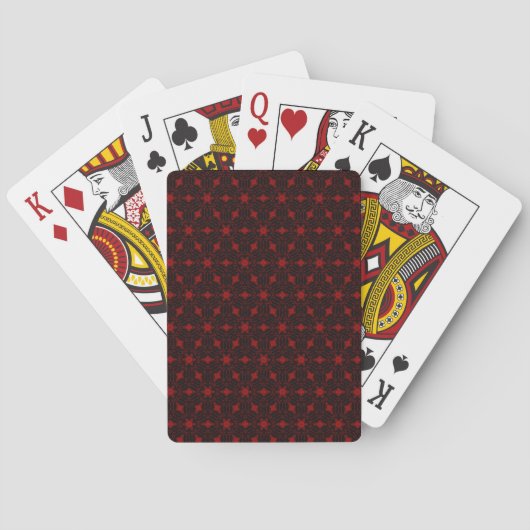 Naadloze moderne Abstracte kunst Pokerkaarten (Achterkant)