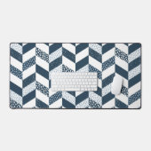 Naadloze moderne geometrische vormen bureaumat (Keyboard & Muis)