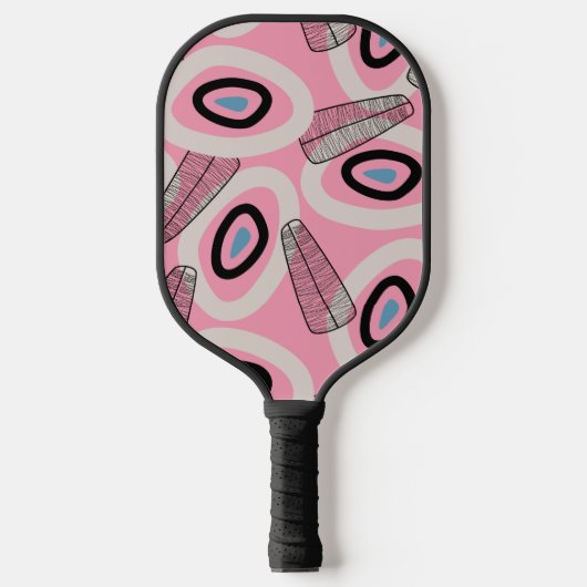 Naadloze moderne kunst uit de Middeleeuwse eeuw Pickleball Paddle (Voorkant)