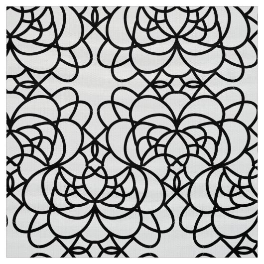 Naadloze moderne zwart-witstof stof (Swatch)