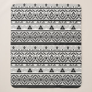 Naadloze monochrome folk ethno achtergrond sherpa deken