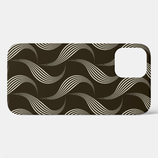  naadloze monochrome versiering met Case-Mate iPhone case (Achterkant (horizontaal))