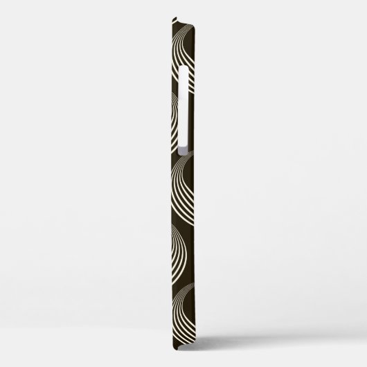  naadloze monochrome versiering met Case-Mate iPhone case (Achterkant / Links)