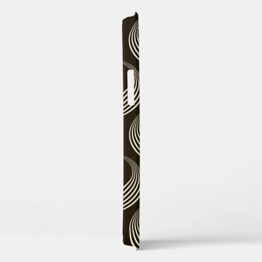  naadloze monochrome versiering met Case-Mate iPhone case (Achterkant / Rechts)