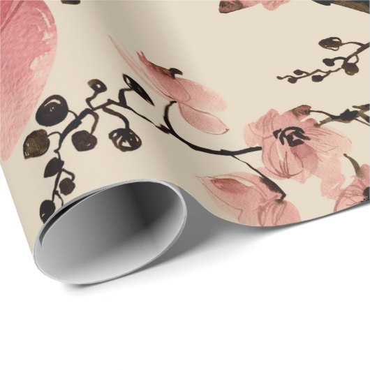 Naadloze mooie afdruk van waterverf bloemen. St Cadeaupapier (Rol Hoek)