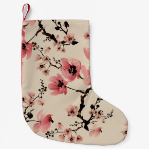 Naadloze mooie afdruk van waterverf bloemen. St Kleine Kerstsok