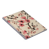 Naadloze mooie afdruk van waterverf bloemen. St Notitieboek (Rechterzijde)