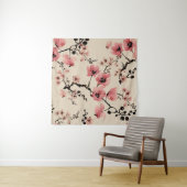 Naadloze mooie afdruk van waterverf bloemen. St Wandkleed (In Situ (horizontaal))