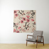 Naadloze mooie afdruk van waterverf bloemen. St Wandkleed (In situ)