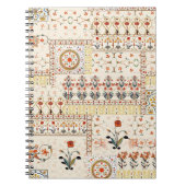 Naadloze, mooie mughale florale met een etnische a notitieboek (Voorkant)