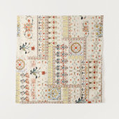 Naadloze, mooie mughale florale met een etnische a wandkleed (Voorkant (horizontaal))