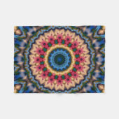 Naadloze mozaïekkaleidoscoop abstract modern fleece deken (Voorkant (Horizontaal))