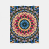 Naadloze mozaïekkaleidoscoop abstract modern fleece deken (Voorkant)
