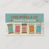 naadloze naadloze naaigarens van  schroefdraad visitekaartje (Voorkant)