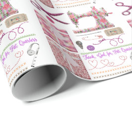 naadloze naaimachine voor het kantelen cadeaupapier