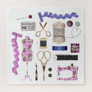 naadloze naaimachine voor het kantelen legpuzzel