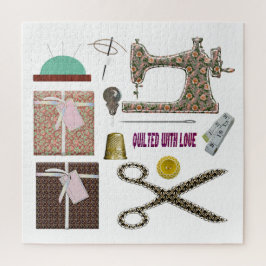 naadloze naaimachine voor het kantelen legpuzzel