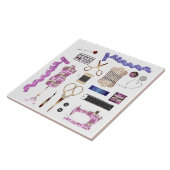 naadloze naaimachine voor het kantelen tegeltje (Zijkant)