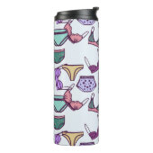  naadloze onderkleding van het patroon: remmen en  thermosbeker (Gedraaid links)