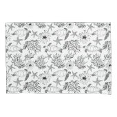 Naadloze onderzeese zee zeeschildpadden koraal pla kussensloop (Voorkant)