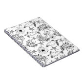 Naadloze onderzeese zee zeeschildpadden koraal pla notitieboek (Rechterzijde)