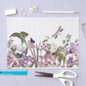 Naadloze ontkoppeling van bloemenrand tissuepapier (Craft)