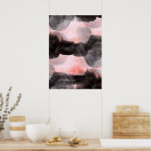 Naadloze ontwerpstructuur Achtergrond Abstract Poster (Keuken)