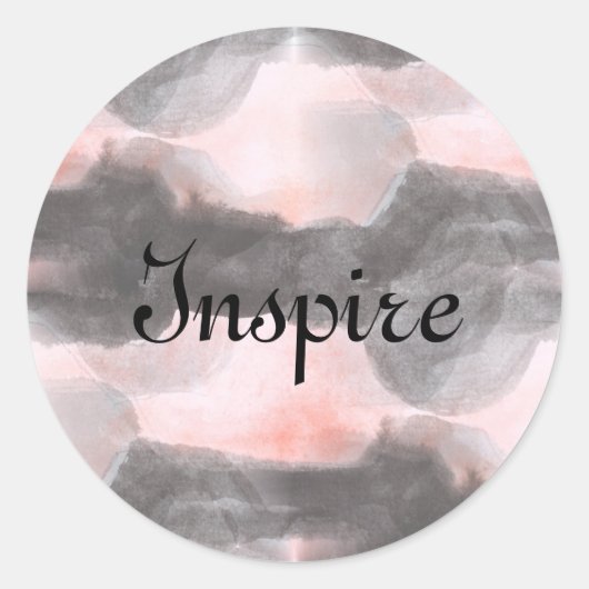 Naadloze ontwerpstructuur Achtergrond Abstract Ronde Sticker (Voorkant)