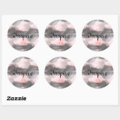 Naadloze ontwerpstructuur Achtergrond Abstract Ronde Sticker (Vel)
