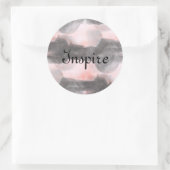 Naadloze ontwerpstructuur Achtergrond Abstract Ronde Sticker (Tas)
