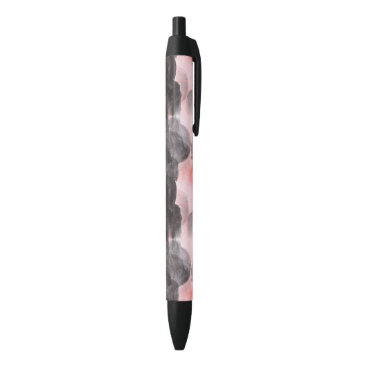 Naadloze ontwerpstructuur Achtergrond Abstract Zwarte Inkt Pen (Achterkant (Verticaal))