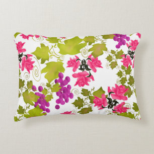 Naadloze oogstroze roze rozenbloemen bloemen bloem accent kussen