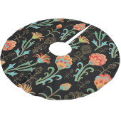 Naadloze oosterse bloemige elegantie kerstboom rok (Gekanteld)