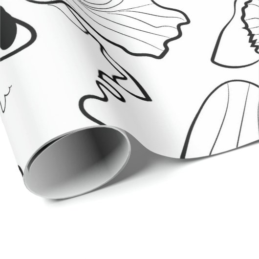 Naadloze orchidee cattleya bloemen tropisch cadeaupapier (Rol Hoek)