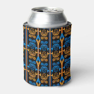 Naadloze ornamentale retro moroccan arabische vint blikjeskoeler