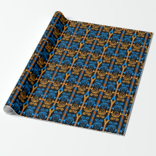 Naadloze ornamentale retro moroccan arabische vint cadeaupapier