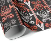 Naadloze ornamentale retro moroccan arabische vint cadeaupapier (Rol Hoek)